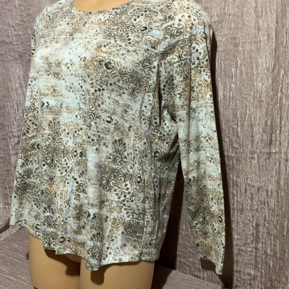 Sonoma Knit Top Blouse Cream Brown XL🌀 - Picture 6 of 13